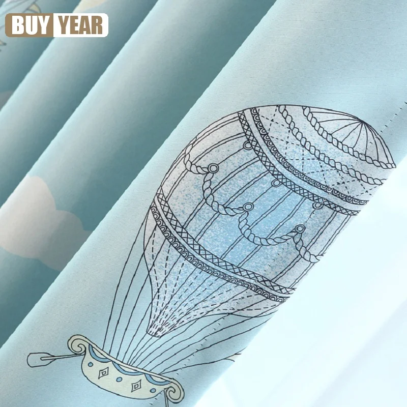 Шторы для гостиной детской комнаты шторы с высоким затенением принтом воздушных