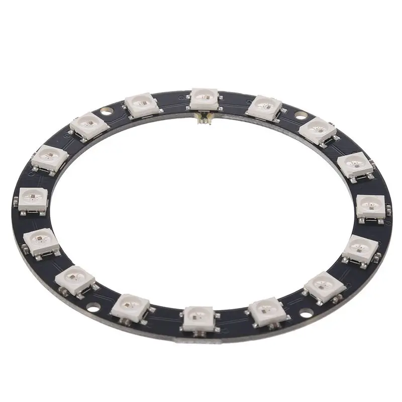 Promotion! 16 Bits X WS2812 5050 RGB LED Ring Lamp Light with Integrated Drivers | Лампы и освещение