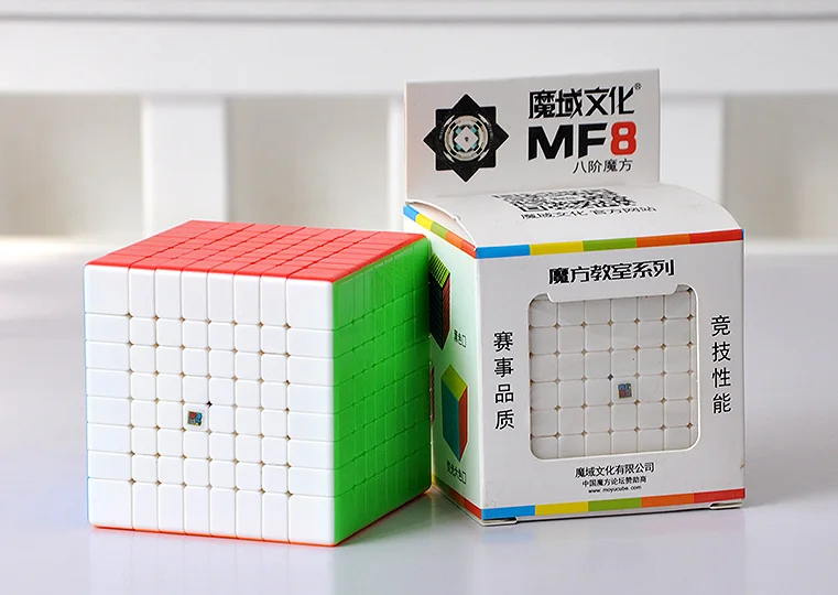 MF8 stickerless MofangJiaoshi MoYu MF9 без наклеек MF8 Meilong 9x9x9 кубик волшебный 9 слоев 8x8 9x9 скорость головоломка Cubo развивающие игрушки Детская игра - Цвет: MF8 stickerless