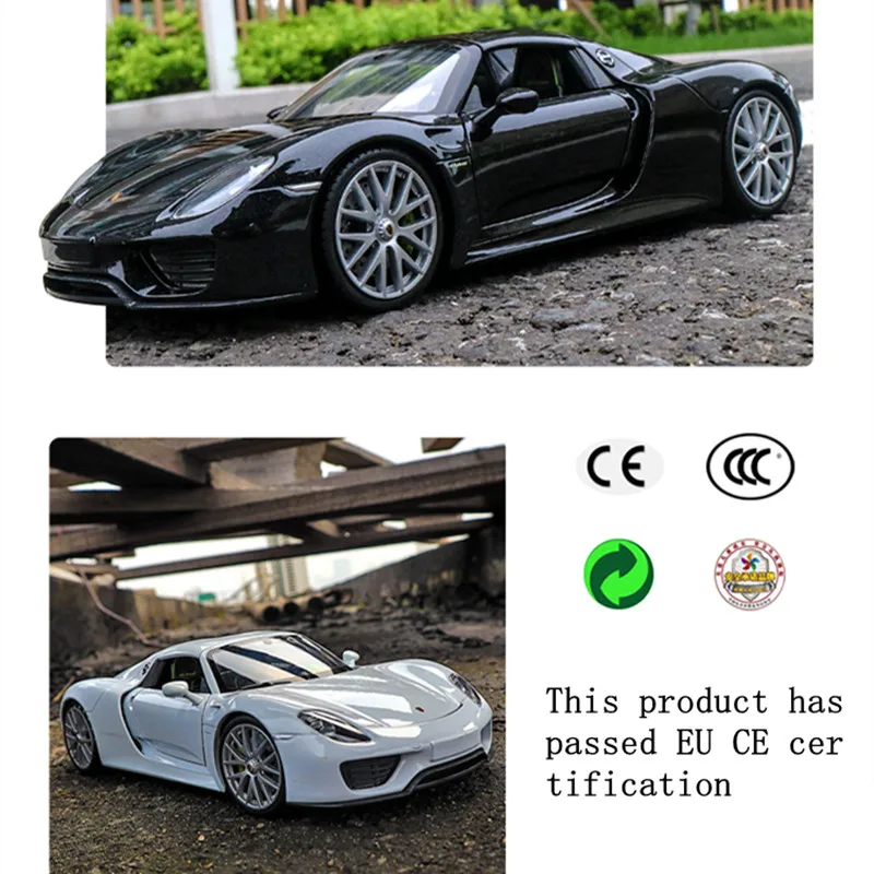 

Maisto 1:24 1965 Shelby Cobra Racing Convertible alloy car model simulation car decoration collection gift toy