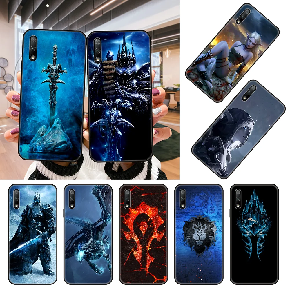Чехол для телефона Huawei Honor 9X 9 9A 10 20 8X 8A 8S 7X 7A i 6A Pro Play Lite Модный черный чехол с игрой