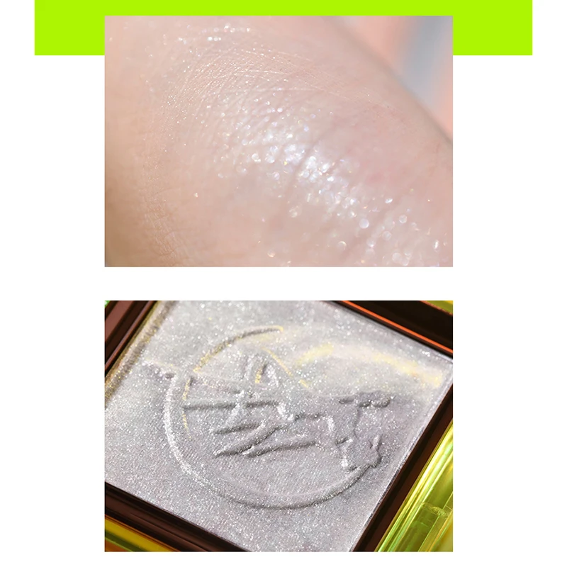 Алмазная пудра осветляющая цвет кожи трехмерная стойкая для лица блестящая