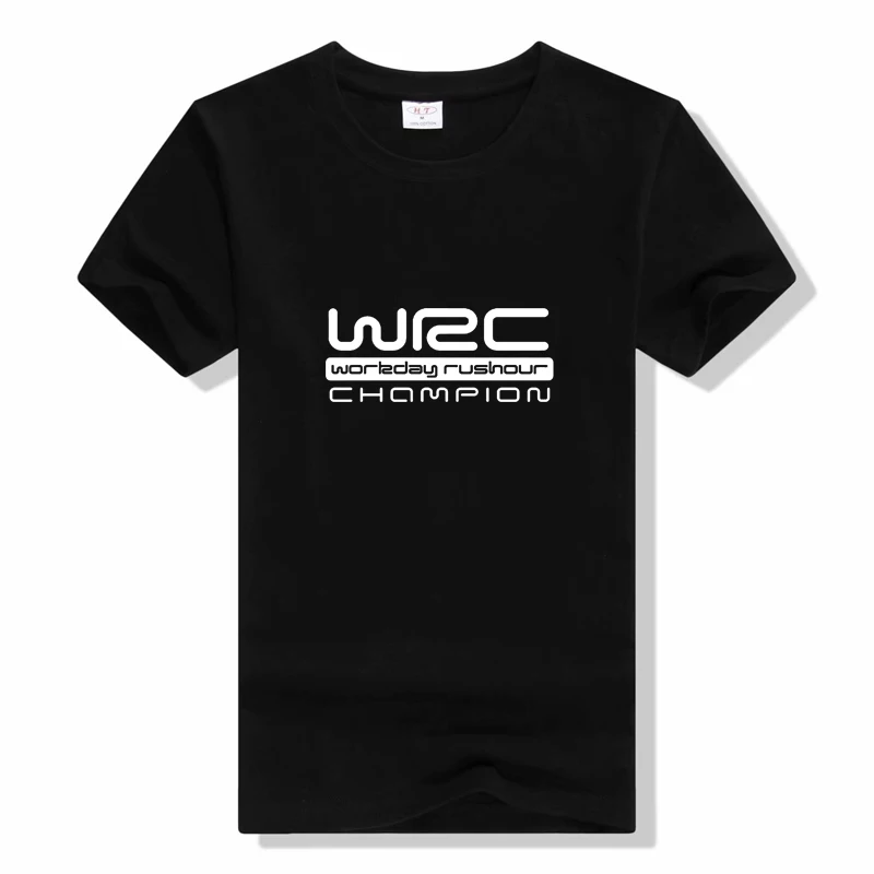 

Футболка с принтом логотипа WRC, футболка в европейском и американском стиле чемпионата мира по ралли, футболка с коротким рукавом в стиле WRC, ...
