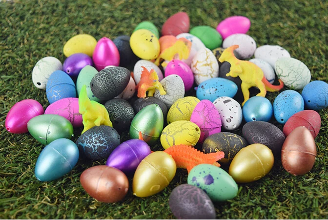 

36PCS/set Magic Water Growing Dino Egg Hatching Colorful Dinosaur Add Cracks Grow Eggs Cute Children Kids Toy For Boys