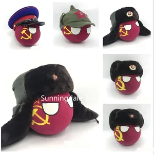 Плюшевая игрушка Polandball, сборная советская кукла и шапочка СССР, Вторая мировая война, защита, война, косплей, подарок