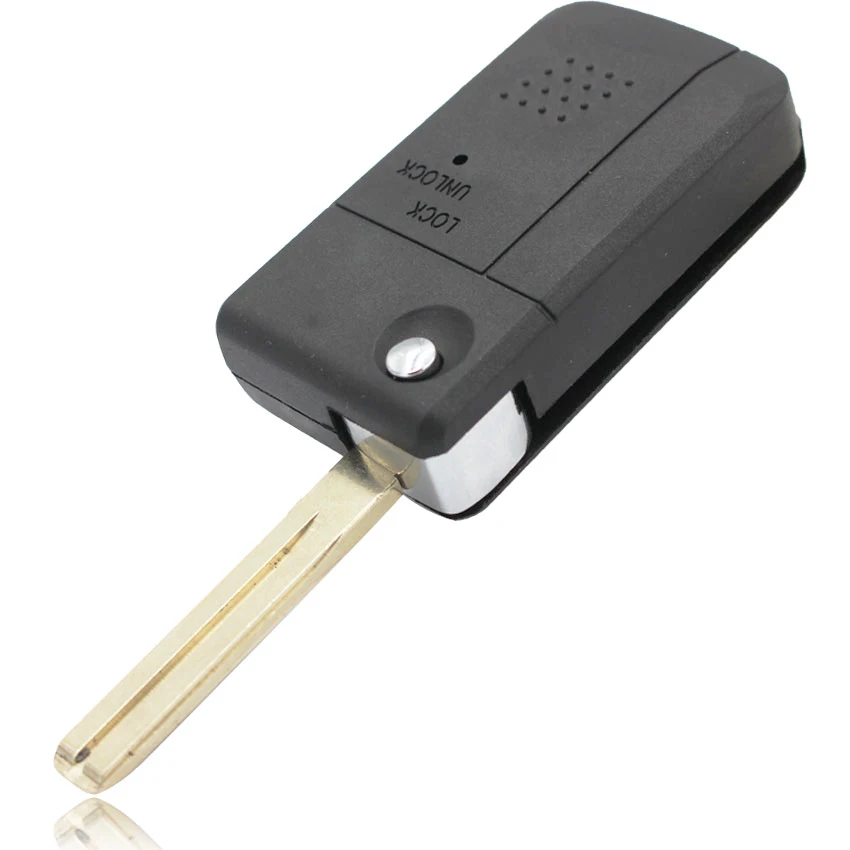 Флип-ключ подходит для установки TOYOTA 1 Боковая кнопка дистанционного ключа длина