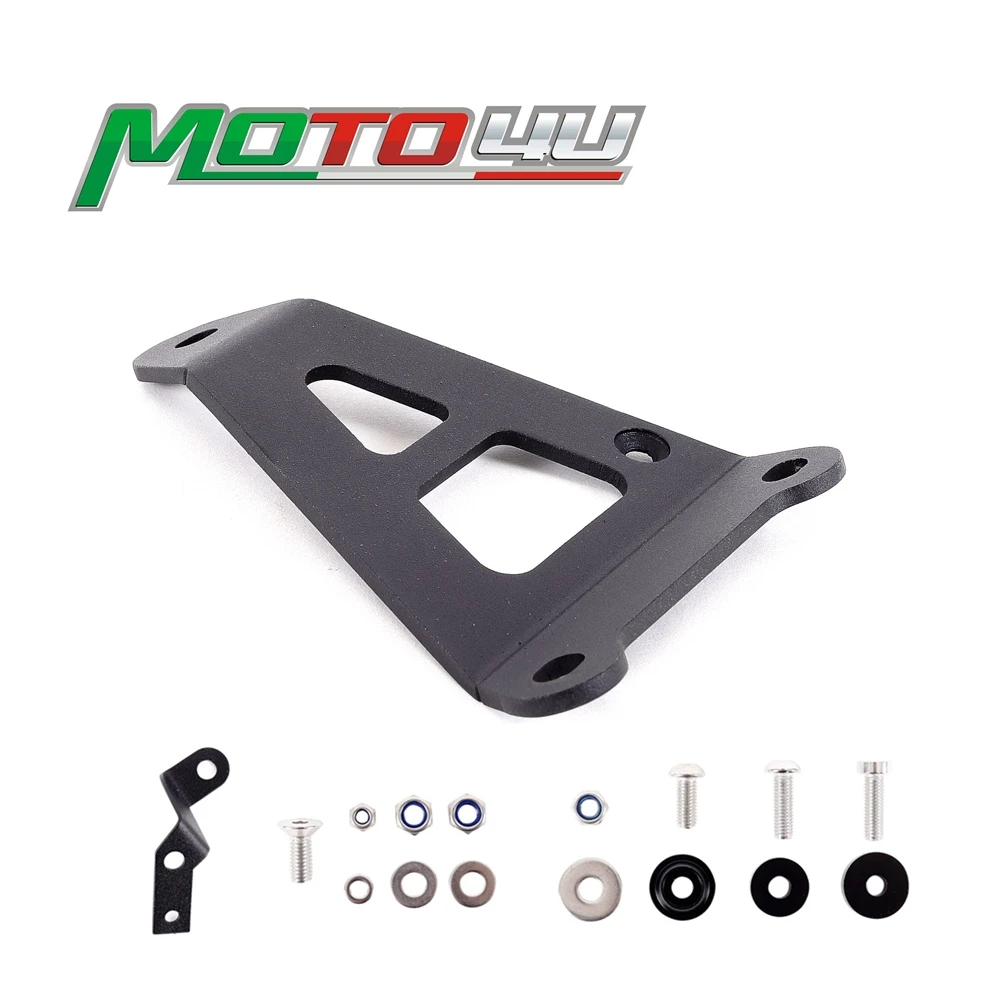 

Aluminum Exhaust Hanger Bracket with Screws Powder Coated Black Motorcycle Accessories For KAWASAKI NINJA300 NINJA 250 2013-2017