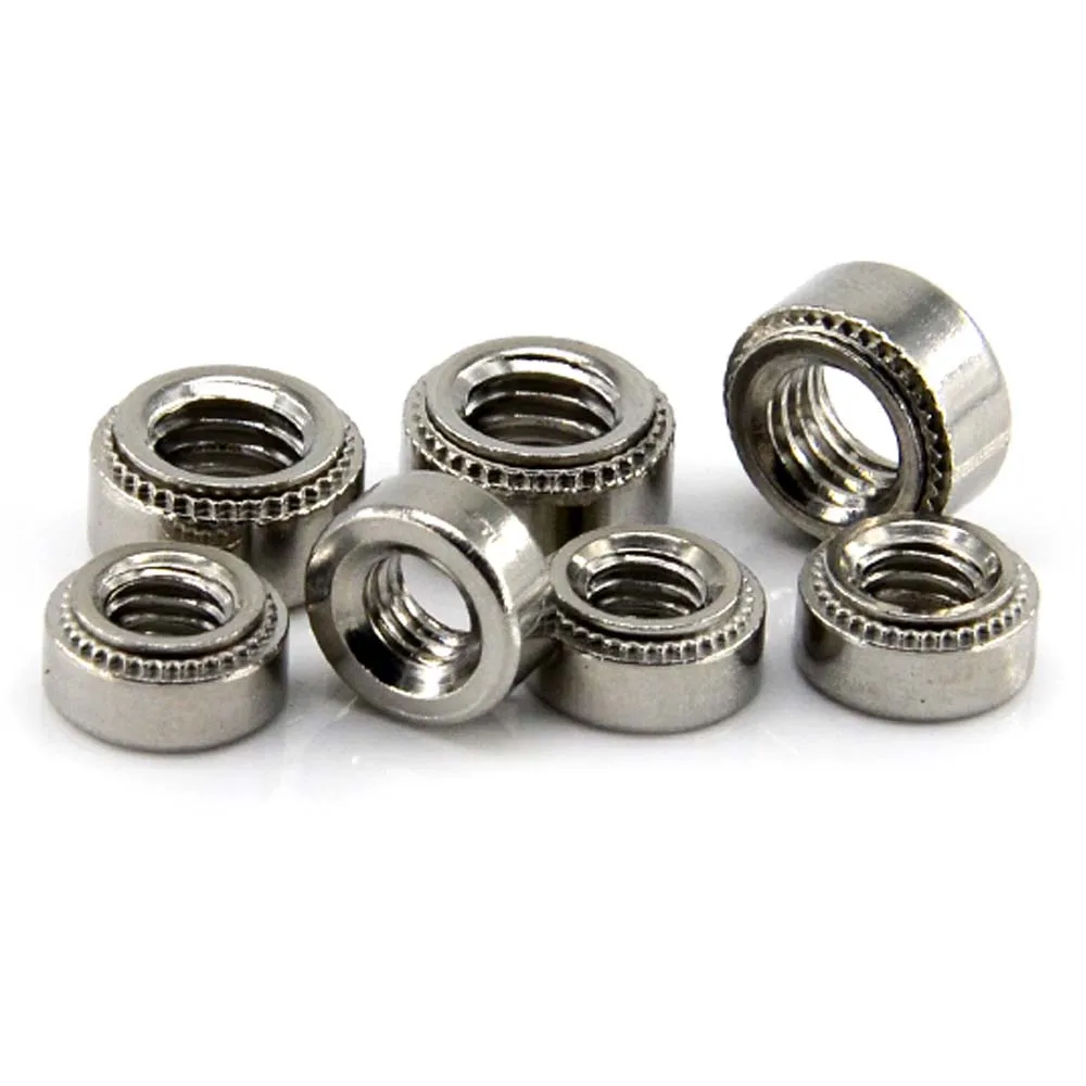 

1/20X 304 Stainless Steel CLS Self-Clinching Nut M2 M2.5 M3 M4 M5 M6 M8 M10 Press Insert Rivet Nut Nutsert Rivnut Slab 0.8-3.2mm