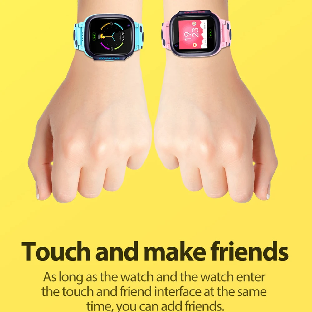 Детские часы GPS Y95 трекер для отслеживания передвижений ребенка по SIM карте