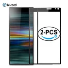 Закаленное стекло с полным покрытием для Sony Xperia 1 II L3, 2 шт., Защитная пленка для экрана Sony Xperia 5 10 II 10 Plus, стекло