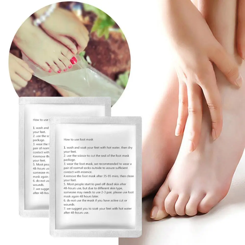 Отшелушивающая маска для ног патчи пилинг кожи омертвевшей носки педикюра крем |