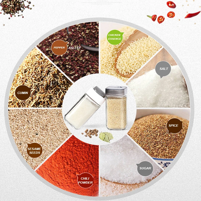 Вращающиеся банки для приправ Cruet наборы специй подставка перца распылители