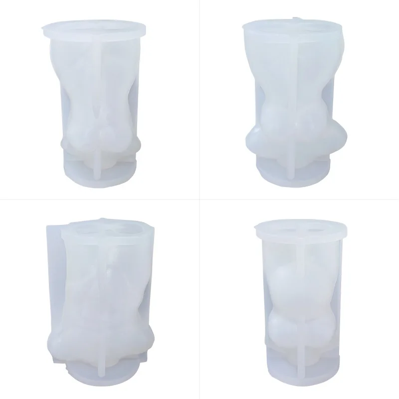 

3D Body Candle Mold Silicone Wax Mould Male and Female Design Art Fragrance Candle Making Soap Chocolate Cake Decorating