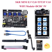BIGTREETECH SKR MINI E3 V2.0 Control Board+TFT35 V3.0 Touch Screen+WIFI+DCDC 5V 3D Printer Parts For Ender 3/5 Upgrade CR10