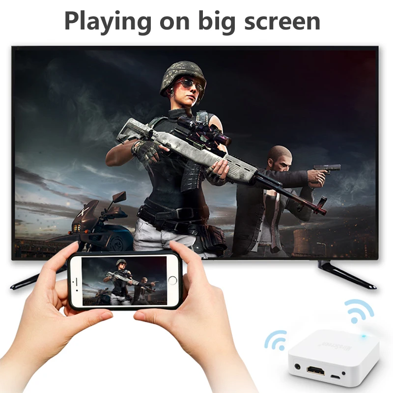 MiraScreen автомобильный WiFi дисплей ключ зеркальная коробка anycast Airplay Miracast DLNA GPS