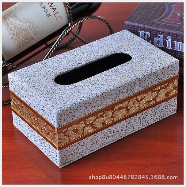 Креативная кожаная Бытовая коробка для салфеток Континентальная Автомобильная