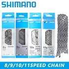 Оригинальные скоростные цепи SHIMANO KMC 89101112 112114116 звеньев M6100 M8100 HG71 HG601 HG54 HG40 дорожные велосипедные цепи