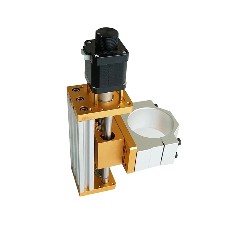 

CNC 3018 Aluminum Z-Axis Worktable Spindle Working Stroke 85Mm + Hole 65Mm Spindle Clamp + Adapter Plate