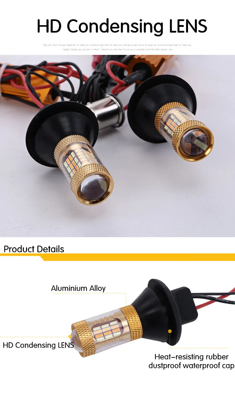 54 светодиодный ba15s BAU15S 1156 p21w s25 T20 W21W WY21W 7440 дневные ходовые огни светильник