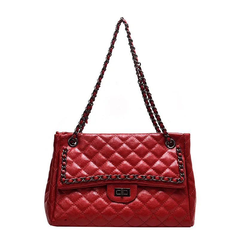 

Pu Leather Small Square Bag Women 2020 Winter New Style Slung Rhombus Messenger bag Fashion Casual Shoulder Bag HOT