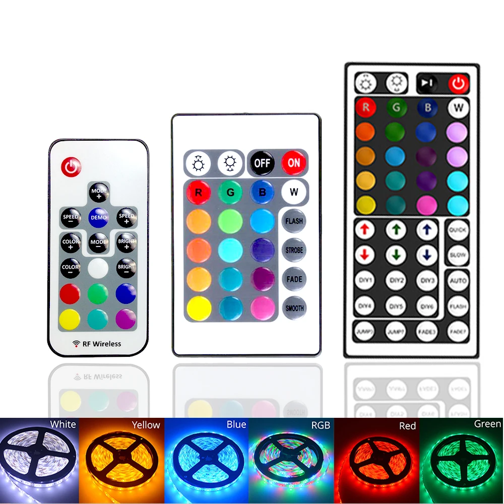 

17/24/44k Mini IR Led Remote Dimmer Controller Driver 12V for RGB 3528 5050 LED Strip Lights wall Led lamp TV Backlight Lighting