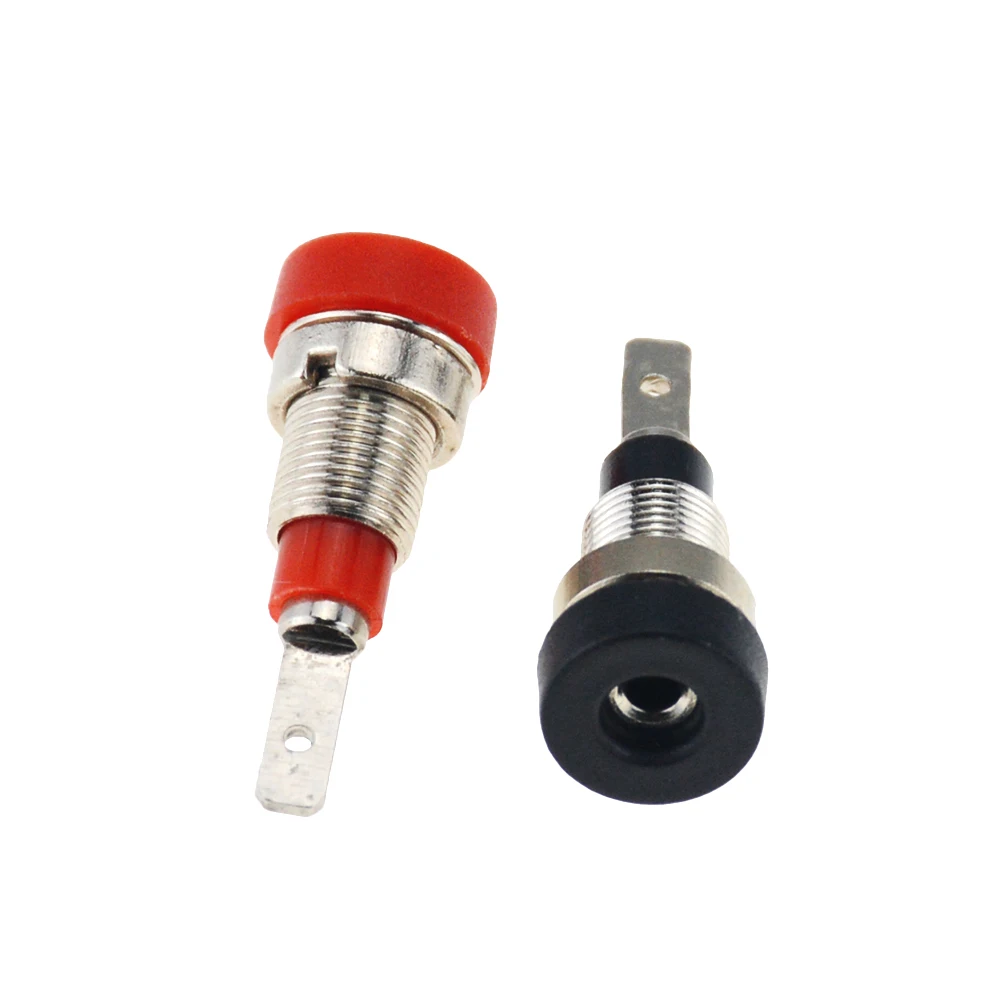 5 шт. 10 А Красочные 2 мм вилки типа банан изолированные клеммы питания вилка