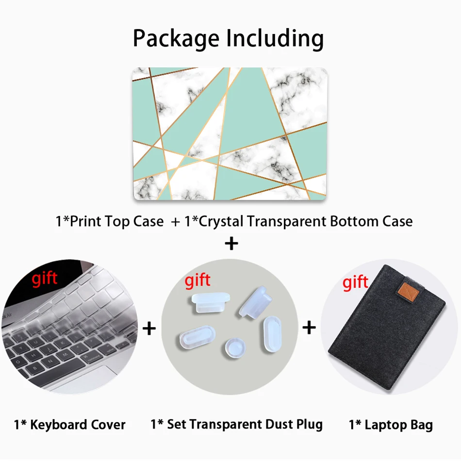 MTT жесткий чехол с мрамором для Macbook Air 11 13 Pro retina 13 15 дюймов с сенсорной панелью для ноутбука a2159 a1706 a1534 a1466 Funda