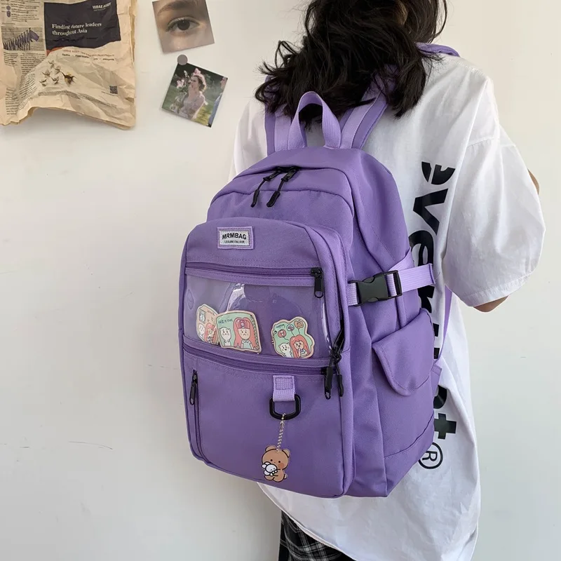 

Ladies Anti Theft Backpack Backpack Adjustable Strap Luxury Classic Black Casual Backpacks for Teenage Girls Mochila Rucksack