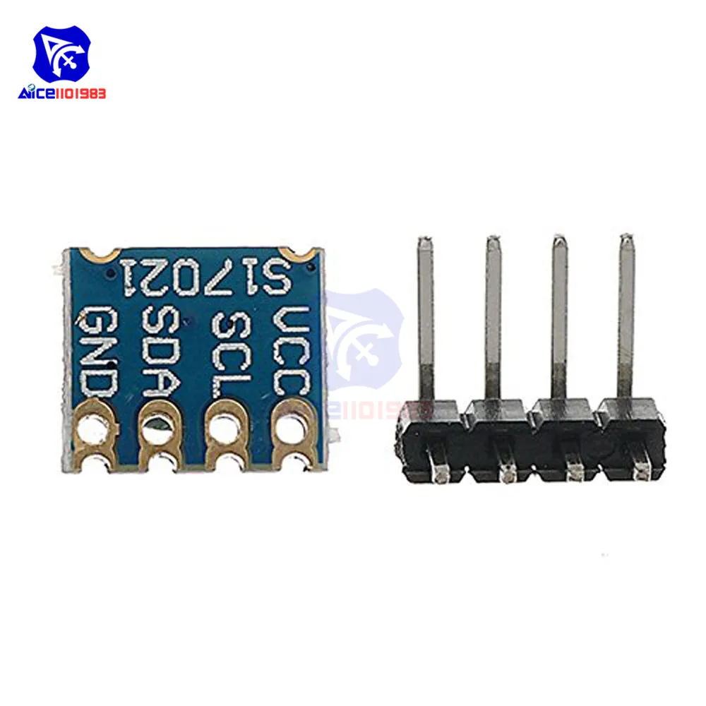 Diymore Si7021 модуль датчика температуры и влажности, интерфейс iec, коммутационная плата для Arduino