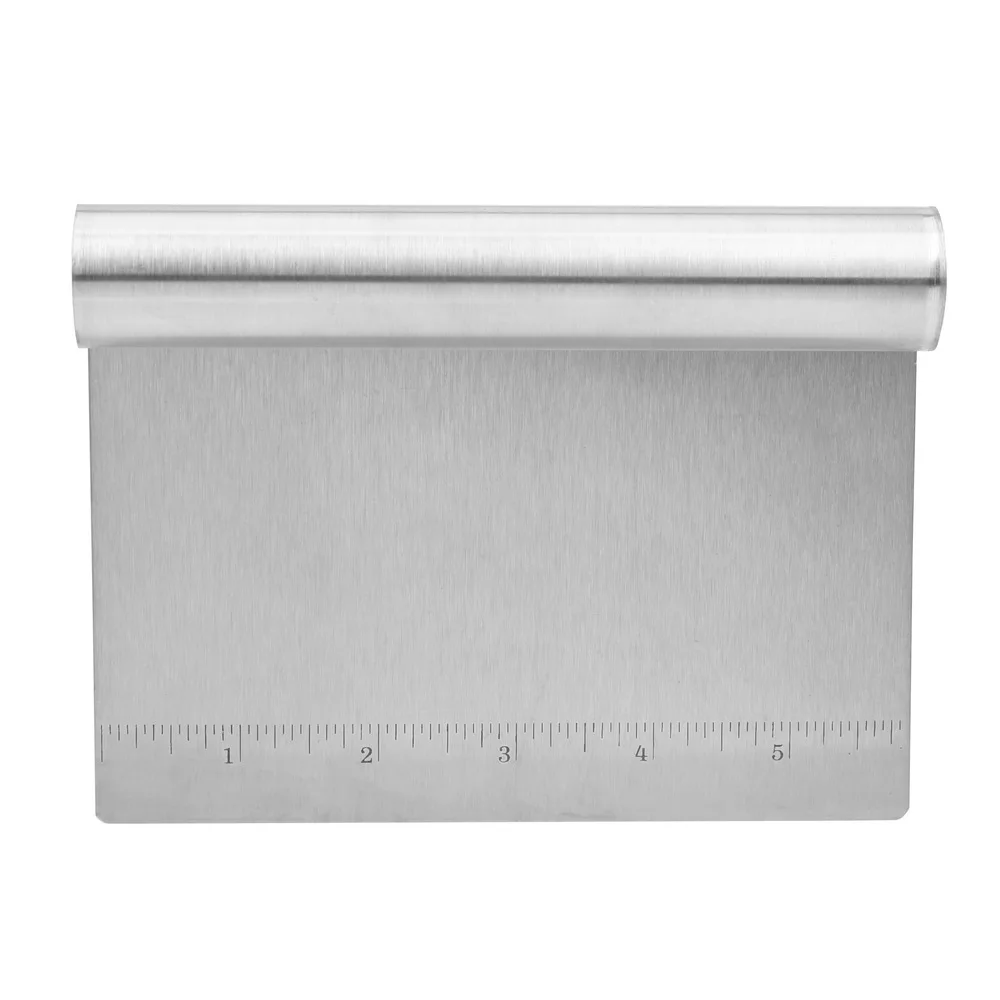 

Dough Cutter Flour Spatula for Pizza Pastry Pancake Batter Cake Stainless Steel Flour Scraper Kitchen Accessories