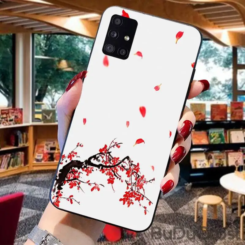 Китайский рисунок Dongmei черный чехол для сотового телефона Samsung A10 20 30 40 50 70 10S 20S 2 Core