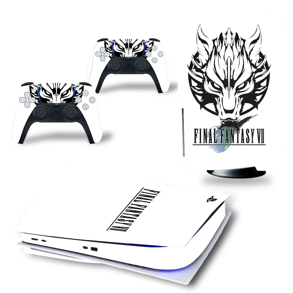 

Окончательный для PS5 дисковое издание кожи Стикеры наклейка кожного покрова для Игровые приставки 5 консоли и 2 контроллеры PS5 диск кожи Стик...