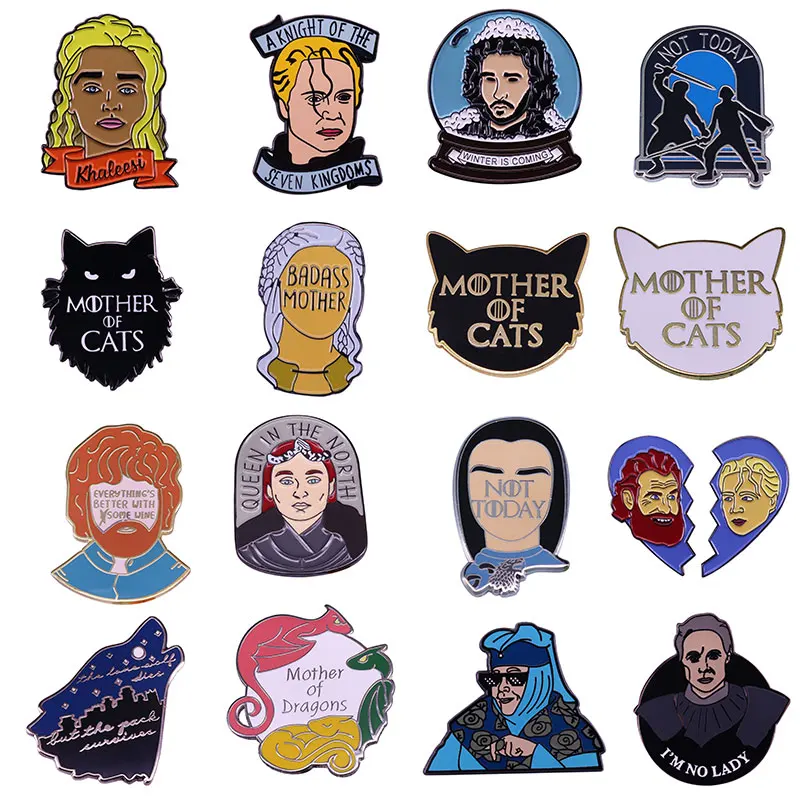 

Creativity Anime Movies Games Hard Enamel Pins Collect Funny Figure And Cat Metal Cartoon Brooch Backpack Collar Lapel Badges