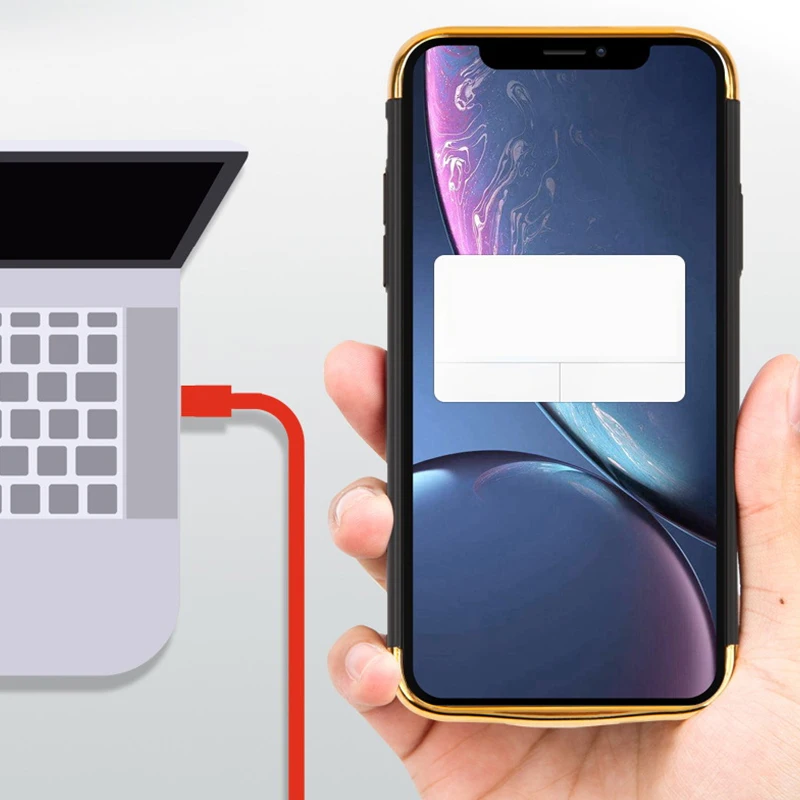 Для iPhone зарядное устройство чехол 5500 мАч 6000 Powerbank для 11 11pro Max телефона внешний