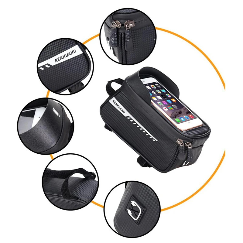 wtuvive water proof bicycle bag bicycle cell phone holder with touch screen case bicycle bag bicycle accessories bicycle bag free global shipping