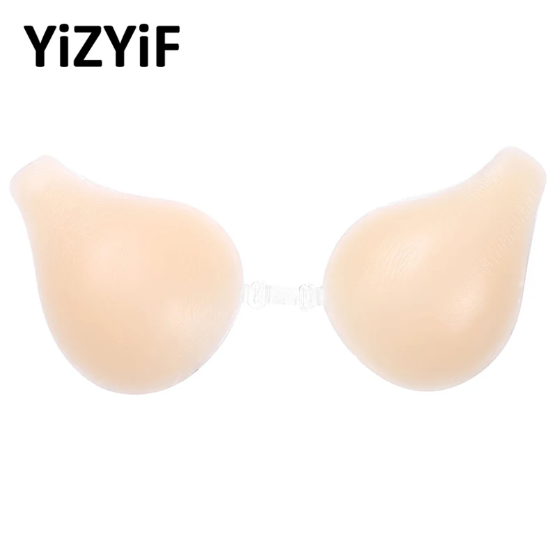 

Women Strapless Self-adhesive Nipple Cover Reusable Invisible Push Up Bra Nipplecovers Silicone Nipple Pasties Breast Lift Tape