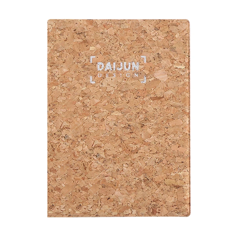 Пробковая кожа короткий Обложка для паспорта держатель карт