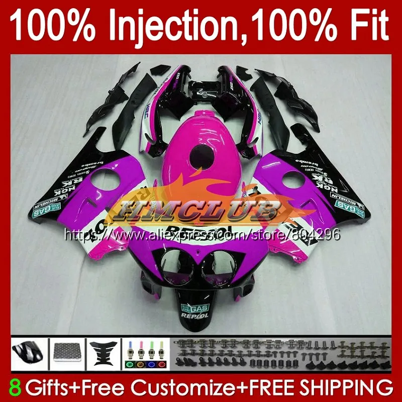 

Injection Bodys For HONDA CBR250RR Repsol Rose CBR 250RR 250R 250 RR MC19 139No.194 CBR250 RR 88 89 MC 19 1988 1989 OEM Fairing