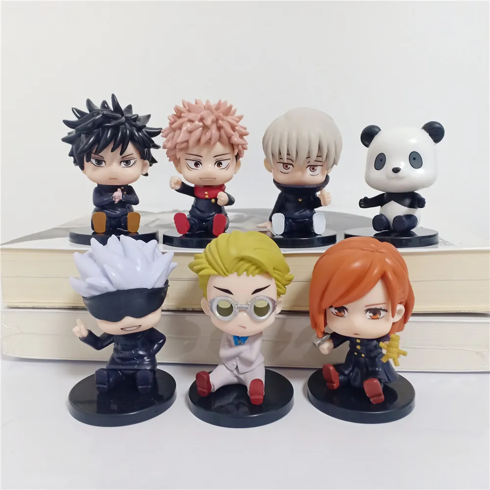 

8pcs Anime Jujutsu Kaisen Gojo Satoru Kugisaki Figure Action Figure Modle Toys
