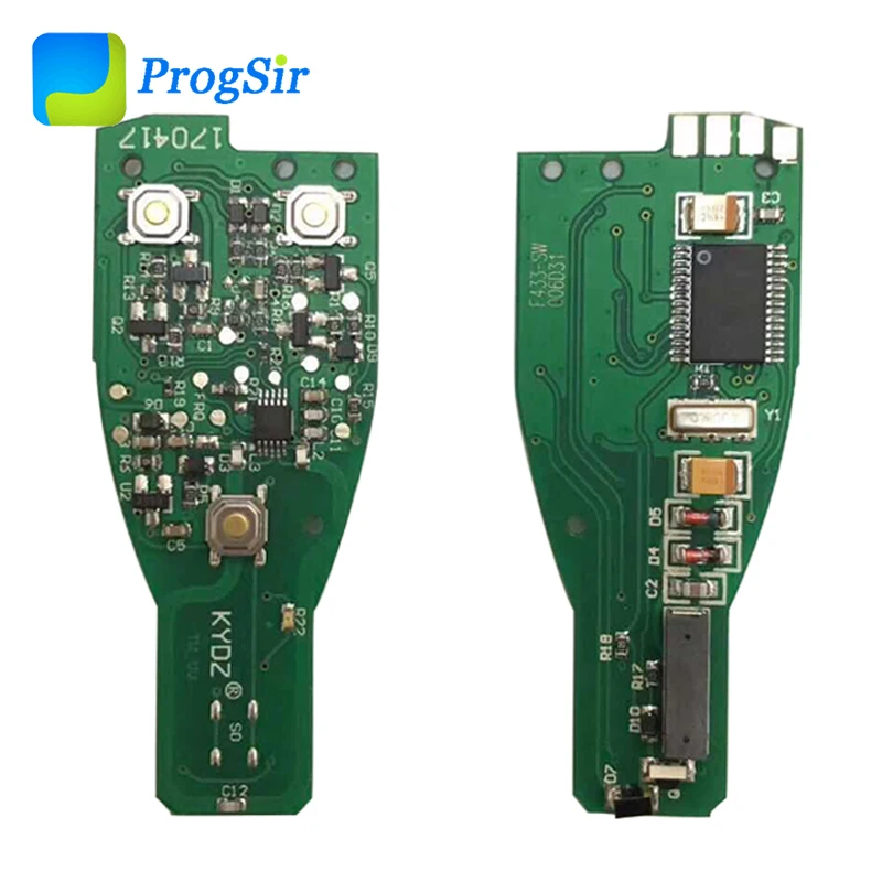 Пульт дистанционного управления с тремя кнопками и 4 315 434 МГц для Mercedes Benz печатной