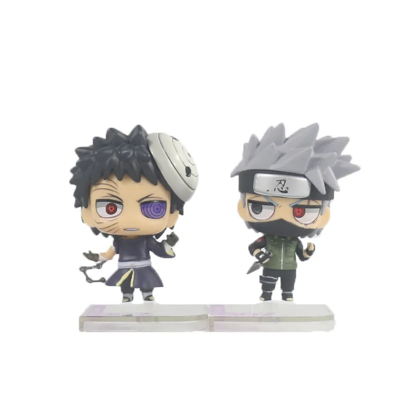2 шт./компл. аниме герой мультфильма модель Фигурка Учиха Obito & обувь для косплея