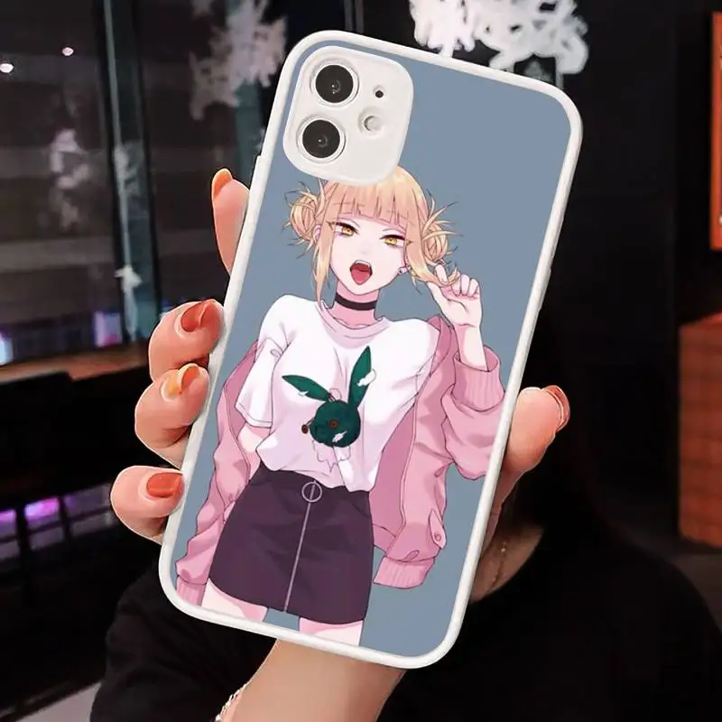 

Academia deku bakugou Phone Case Matte Transparent for iPhone 7 8 11 12 s mini pro X XS XR MAX Plus cover funda