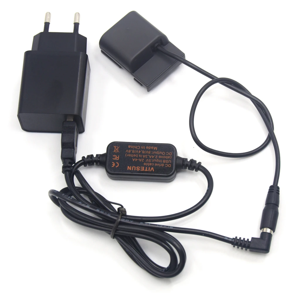 ACK-DC20 внешний аккумулятор USB кабель 8 в + 5 В зарядное устройство DR-20 DC муфта BG-E3 NB2LH