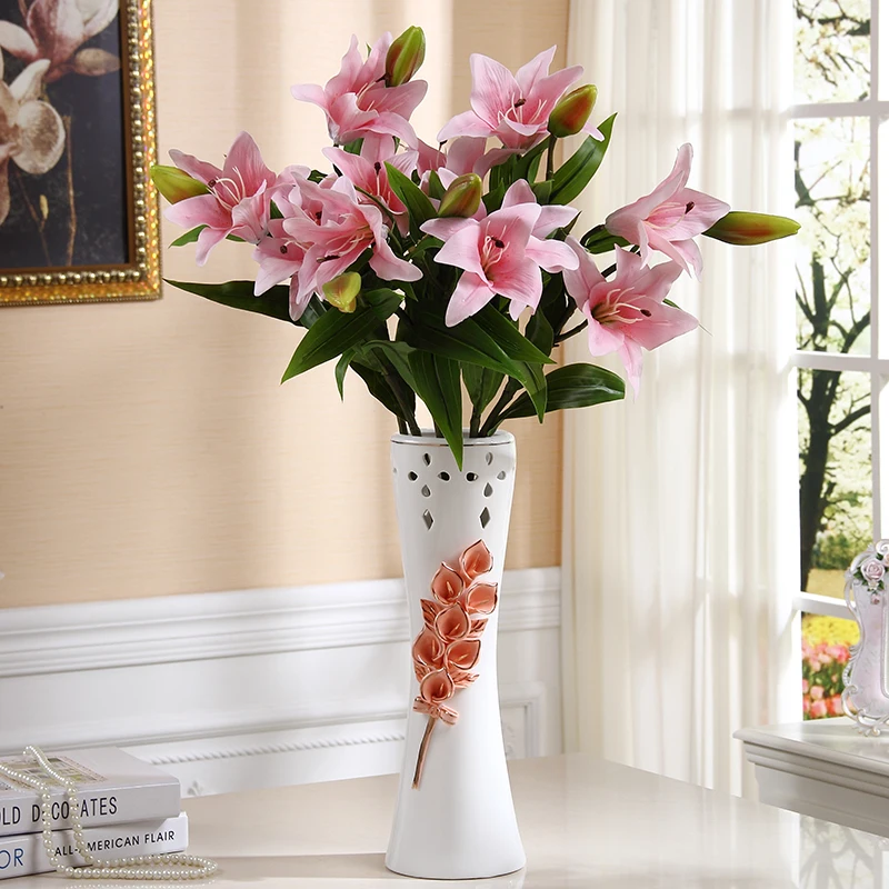 

Calla Tabletop Vase Ceramic Vases for Flowers Flower Arrangement Container Vase Decoration For Office Wedding Gifts