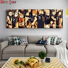 5D DIY Японское Аниме Haikyuu алмазная живопись анимация полная дрель Алмазная мозаика мультфильм вышивка крестиком домашний декор