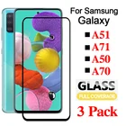 3 упаковки, Защита экрана для Samsung galaxy A51, A71, A 51, 71, 70, 50, A70, A50, M50, защитный чехол для galaxy s20 fe, 9D