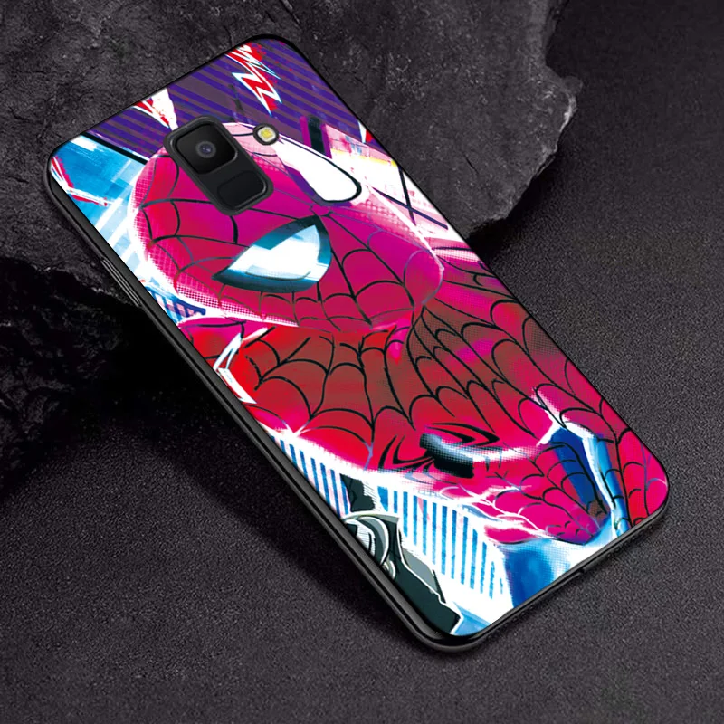 Для samsung Galaxy A6 plus чехол-накладка A8 plus Venom Joker черный чехол ТПУ для samsung A9 A7 A750 Железный человек бампер - Цвет: TPUBLK673