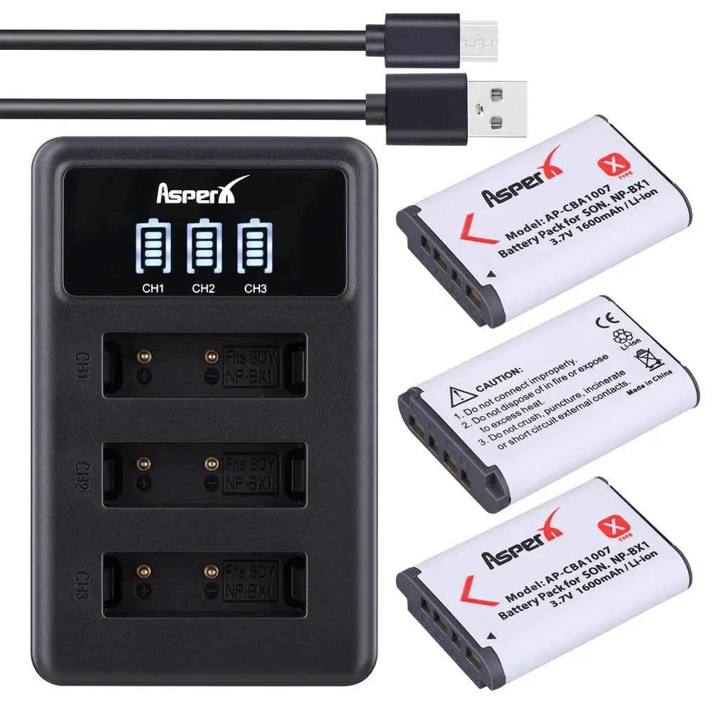3 шт. NP BX1 NPBX1 батарея LED порта USB зарядное устройство для SONY DSC RX1 RX100 RX100iii M3 M2 WX300 HX50 HX60