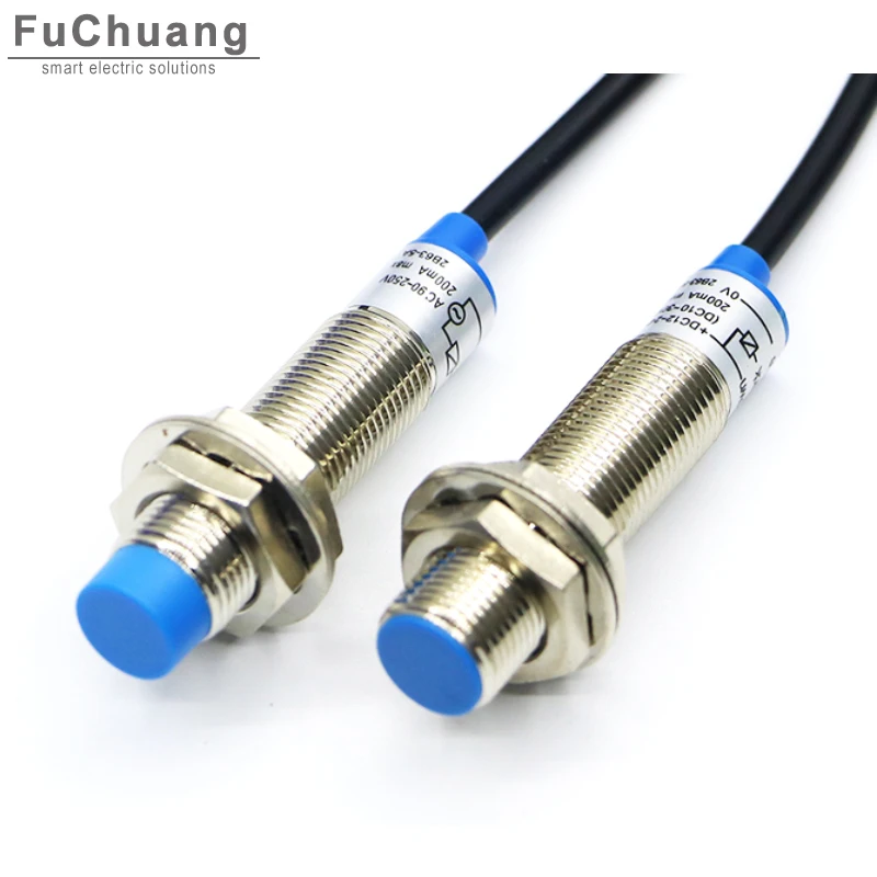 Датчик приближения индуктивного типа LM12 Sn:2/4 мм 6 36VDC 90 250VAC NPN PNP NO NC + metal Sensor
