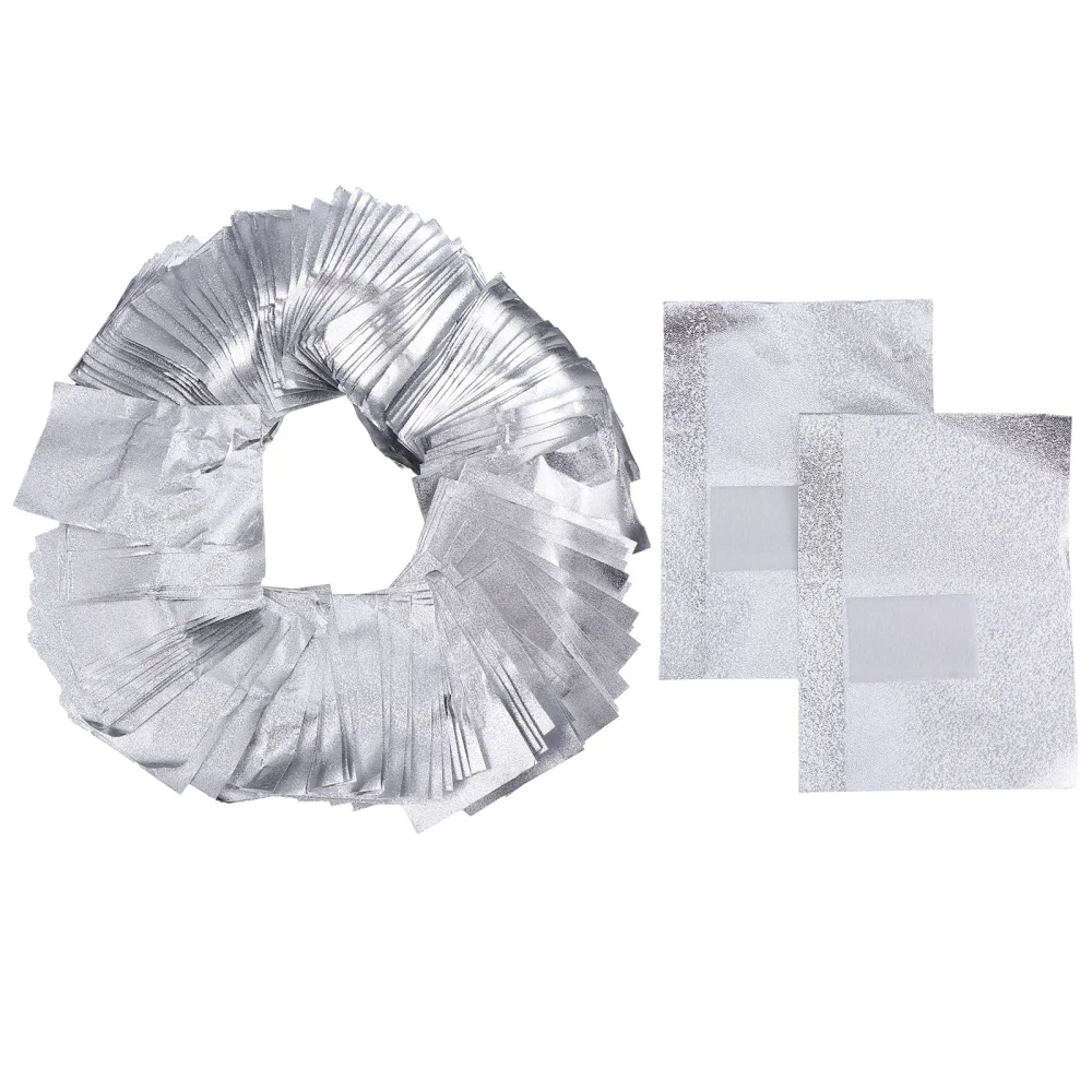 

500pcs/ 5 Packs Nail Foil Wrap Nail Art Soak Off Remover Nail Polish Remover